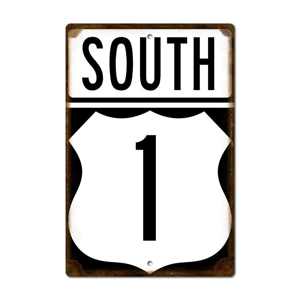 Travelsign Florida US 1 South replica highway sign