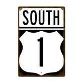 Travelsign Florida US 1 South replica highway sign