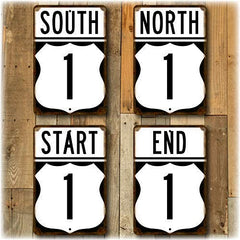 Marathon Florida US 1 South replica highway sign display