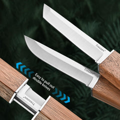 treszen precision close knife high carbon stainless steel blade