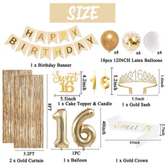 Trgowaul 16th birthday sash with pearl pin