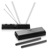 Tri-angle sharpener with ABS base and lid