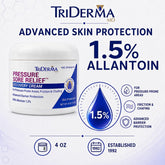 TriDerma MD Pressure Sore Relief Healing Cream for Bed Sores packaging