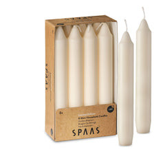 Tribello 6 Inch Ivory Candlesticks