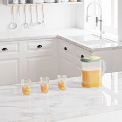 Dishwasher safe and freezer safe 128-ounce Tribello pitcher