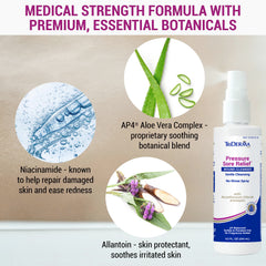 AP4 aloe vera niacinamide wound cleanser ingredients label