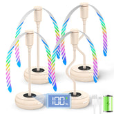 TriPole Fly Fans for Tables LED display on a dining table