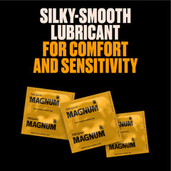 trojan magnum large size condoms tapered base