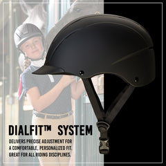 Troxel Spirit ventilated helmet with removable washable headliner