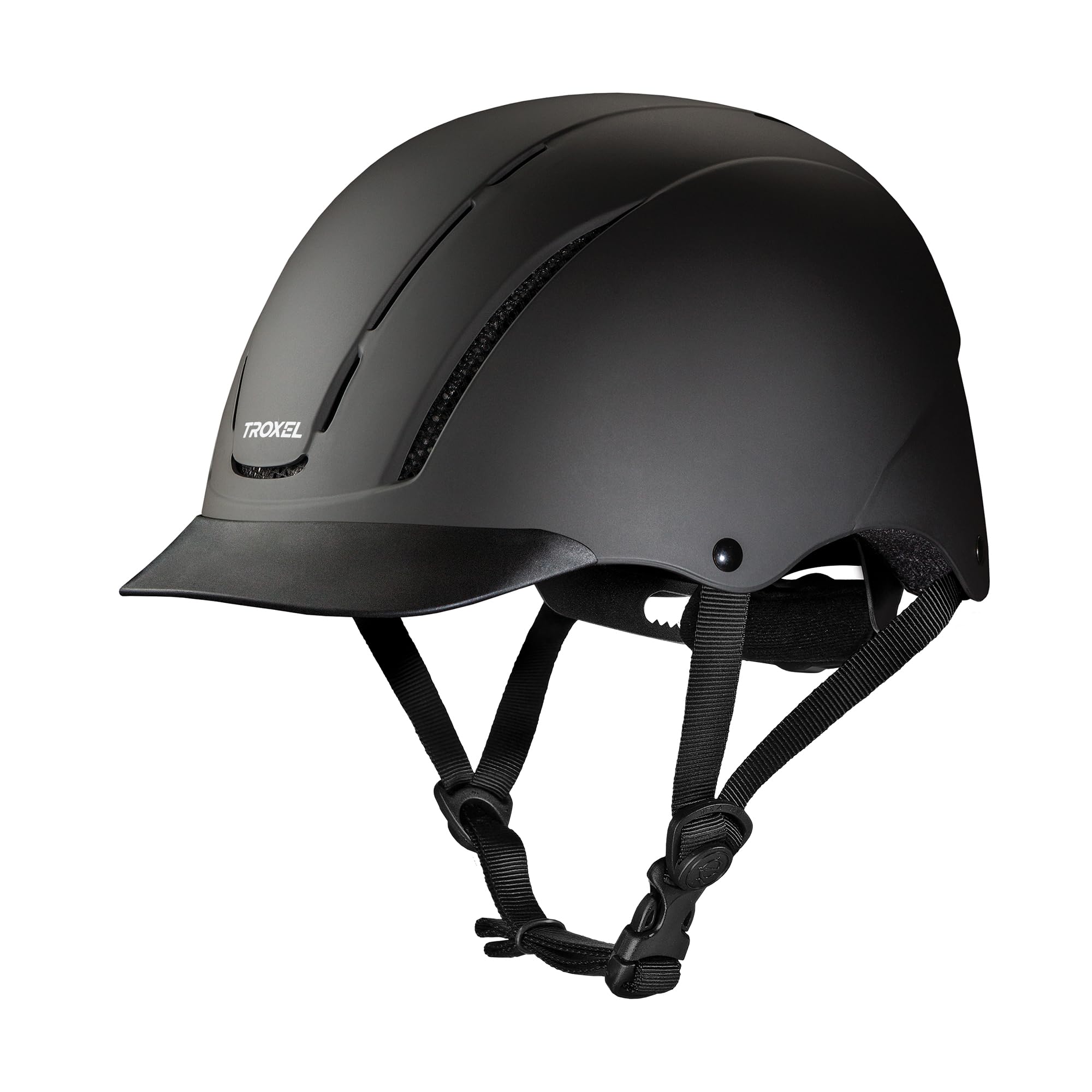 Troxel Spirit horse riding helmet medium black Duratec full coverage