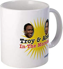 Troy and Abed In the Morning 11oz mug with comfort grip