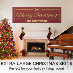True Stock Studios Christmas sign product back angle