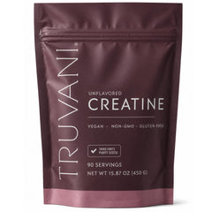 Truvani Creatine Monohydrate Powder 90 Servings unflavored packaging