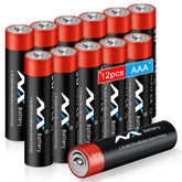 Tsrwuily AAA LR03 Batteries 12 count pack ready for use