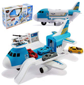 Tuko transport cargo airplane car toy play set gift box packaging