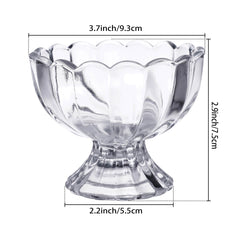 6 sets included with flower shaped spoons