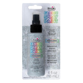 Tulip fabric paint bottle Silver Glitter 4 oz
