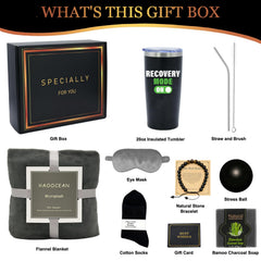 replacement lid and straw brush for tumbler in gift basket