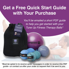 Portable deflatable ball fits in gym bag or office drawer for on-the-go use