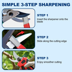 Compact housing 12.5 x 1.5 cm tungsten carbide sharpener