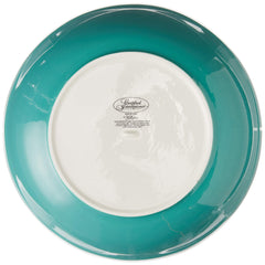 Large 13.25 inch ceramic serving bowl with glossy glaze
