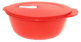 Tupperware CrystalWave Microwave Dish 6.25 Cups Strawberry Red