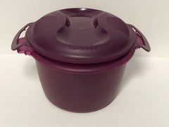 Tupperware Microwave Rice Cooker in Rhubarb and Royal Amethyst colors