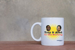 Vibrant double-sided print mug right or left-handed use