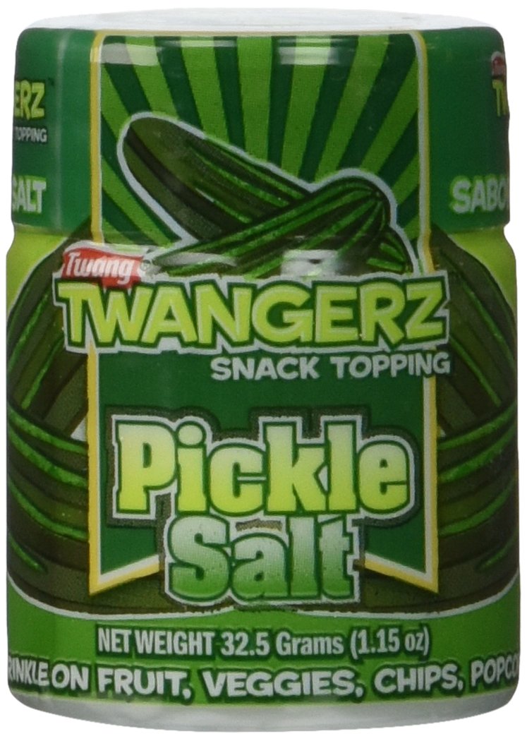 Twang pickle salt shakers 1.15oz 10-pack on shelf