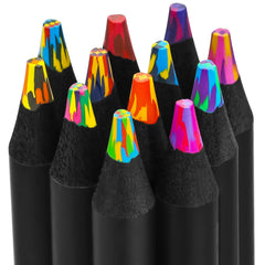 12 Rainbow Colored Pencils for Kids