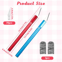 Twisina Bread Lame red aluminum handle with blades