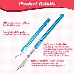 Twisina Bread Lame two handles and twenty blades kit