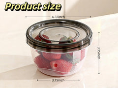 Leakproof BPA-free plastic meal prep containers for snacks