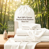 TWK bamboo bed sheets packaging King White