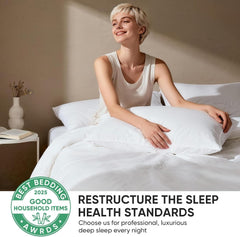 TWK viscose bamboo sheets breathable soft white king