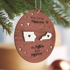 Two-layer wooden ornament 6mm thick options