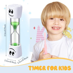 Toothbrush timer for kids yellow 4pcs