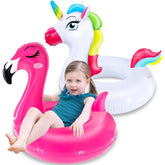 Two pack flamingo pool float for kids 3-8 years