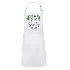 Two pocket apron middle view with phone pocket