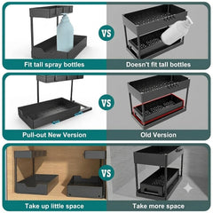 Bottom drawer and top basket dimensions 15.6 x 8.66 and 14.96 x 5.12