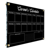 Two Week Planner Acrylic Calendar 2026 front view