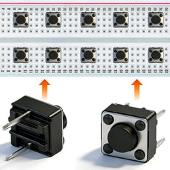 Assortment kit tactile switches packaging
