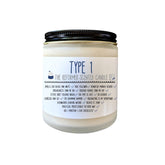 Type 1 Reformer Enneagram gift candle 9 oz clean laundry scent