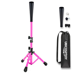 UbiCoSptJoy baseball batting tee pink front view