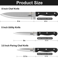 3.5 inch paring knife included in Uibkor set