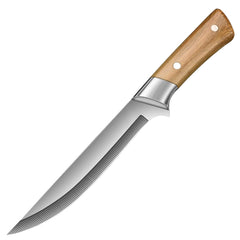 Uibkor 6 inch boning knife with curved blade and non-slip handle
