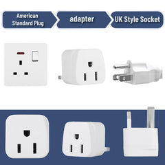Bates UK Ireland Hong Kong Type G outlet adapter packaging