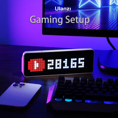 TC001 social follower counter display