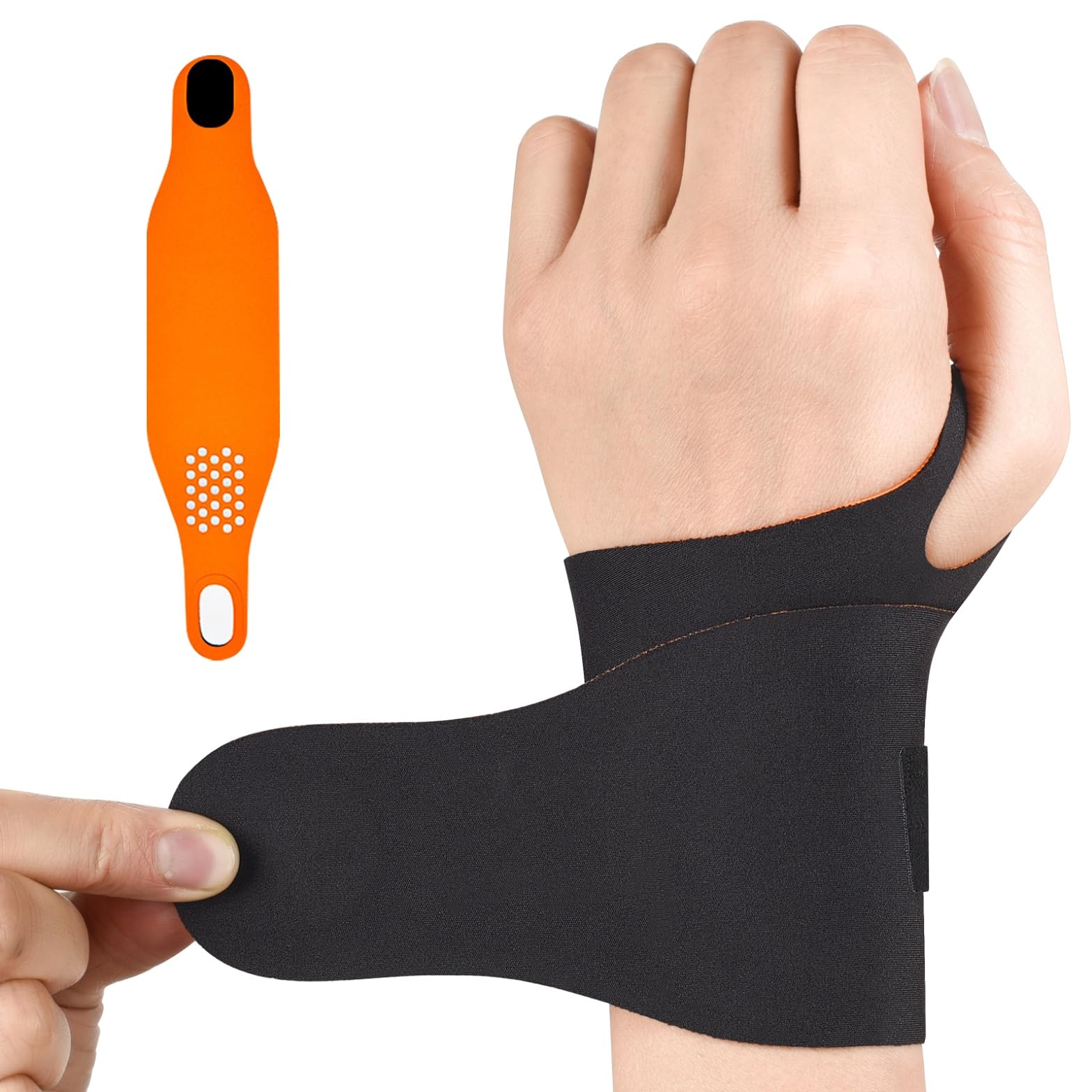 Ulnar Wrist Brace right and left hand black