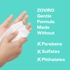 Ultra-soft 100% viscose hand wipes